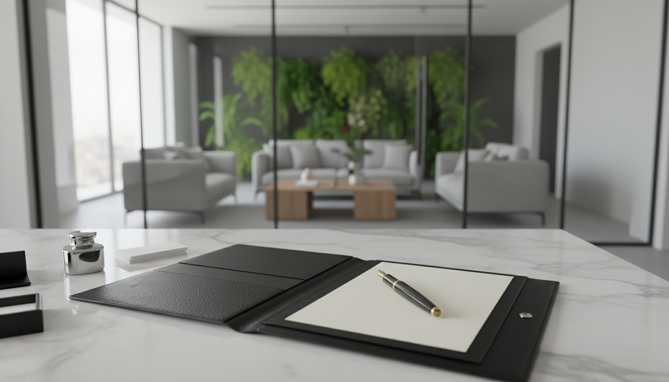 A minimalist office setting symbolizing the governance and ethical oversight required in the era of autonomous AI.