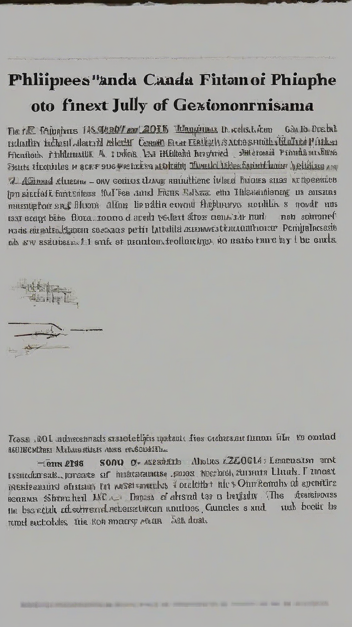 Philippines, Canada to finalize text for FTA in July