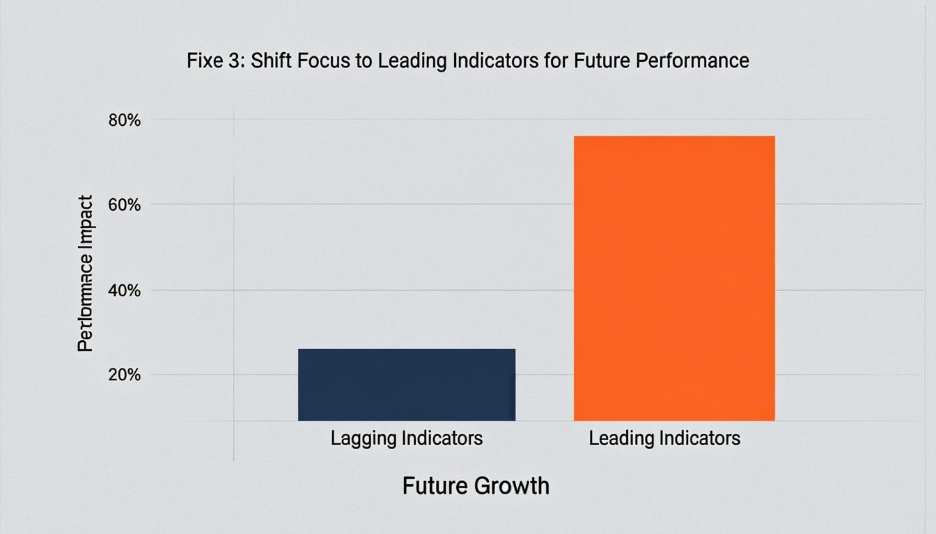 chart visual: Fixe 3: Shift Focus to Leading Indicators for Future Performance