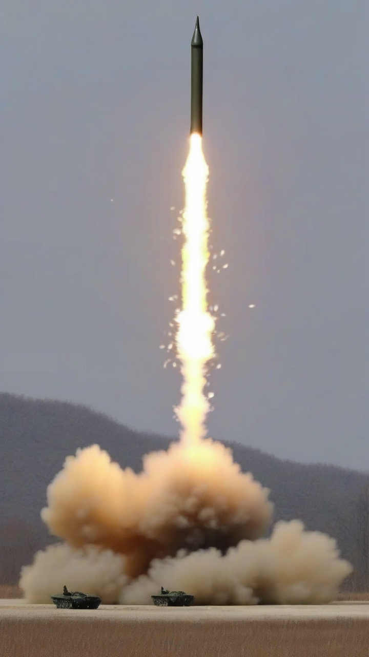 North Korea uses cluster bombs in latest missile test KCNA