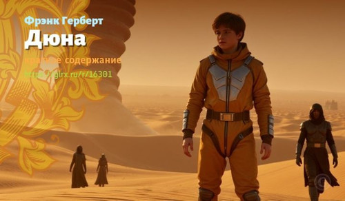 Читать краткий пересказ романа Фрэнка Герберта «Дюна». Дюна, Герберт, краткое содержание Фрэнк Гербе.jpg