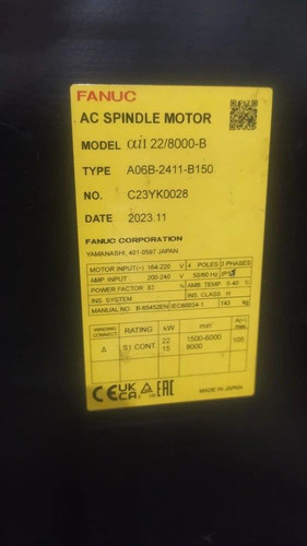 FANUC aiI 22 8000 TYPE A06B 2411 B150.jpg