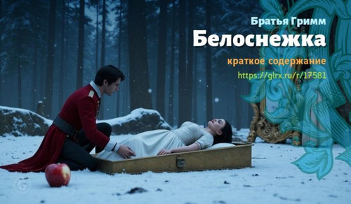 Читать краткий пересказ книги братьев Гримм «Белоснежка». Белоснежка, Гримм, краткое содержание Брат.jpg