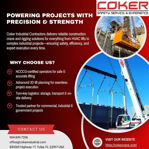Coker Industrial Contractors Delivering Reliable Construction Crane Florida Solutions for Every Proj.jpg