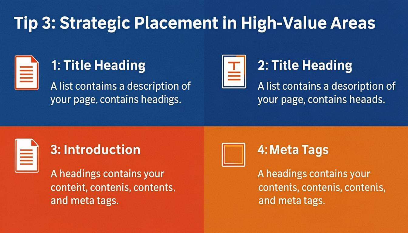 list visual: Tip 3: Strategic Placement in High-Value Areas