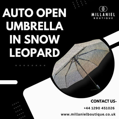 Get the Stylish Auto Open Umbrella in Snow Leopard.jpg