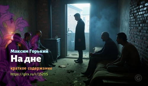 Читать краткий пересказ романа Максима Горького «На дне». На дне, Горький, краткое содержание Максим.jpg