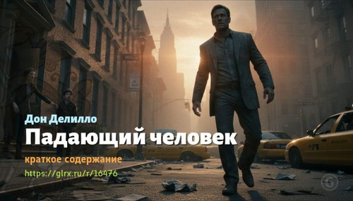 Читать краткий пересказ книги Дона Делилло «Падающий человек». Падающий человек, Делилло, краткое со.jpg