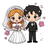 —Pngtree—kawaii wedding love a chibi 20837083