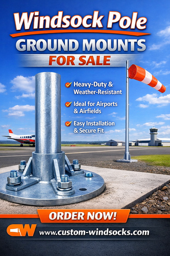 Windsock Pole Ground Mounts for Sale – Heavy Duty Airport & Airfield Solutions.png