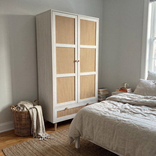 White Rattan 2 Door Wardrobe for My Daughter's Room.jpg