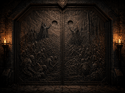 Porta para a necrópole