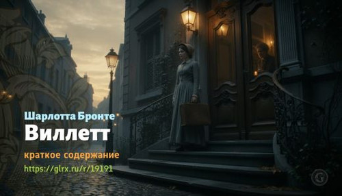 Читать краткий пересказ книги Шарлотты Бронте «Виллетт». Виллетт, Бронте, краткое содержание Шарлотт.jpg