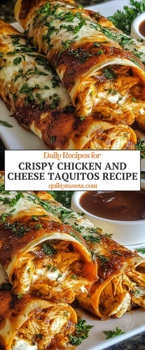 Crispy Chicken and Cheese Taquitos Recipe.2