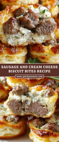 Sausage and Cream Cheese Biscuit Bites Recipe.2