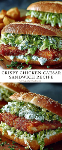 Crispy Chicken Caesar Sandwich Recipe.2