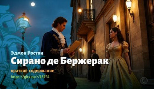 Читать краткий пересказ романа Эдмона Ростана «Сирано де Бержерак». Сирано де Бержерак, краткое соде.jpg