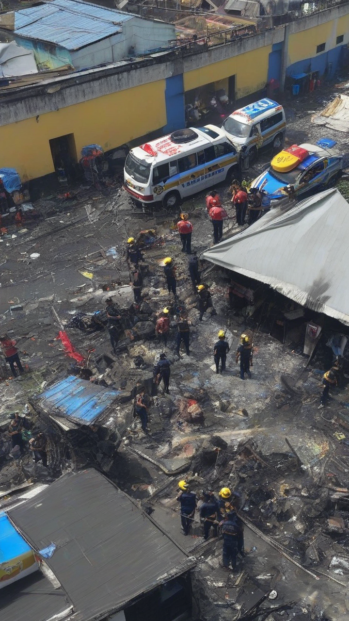PNP orders safety measures for cops amid toxic smoke from Navotas fire