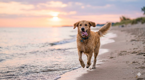 Labrador on a beach.jpg