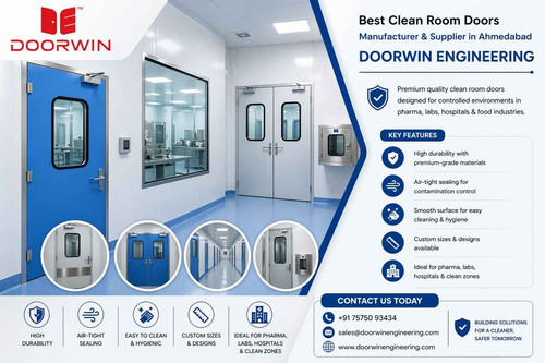 Best Clean Room Doors Manufacturer & Supplier in Ahmedabad Doorwin Engineering.jpg