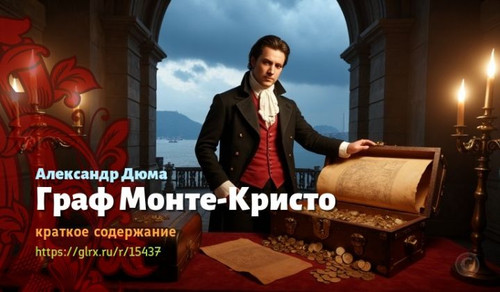 Читать краткий пересказ романа Александра Дюма «Граф Монте-Кристо». Граф Монте-Кристо, Дюма, краткое.jpg