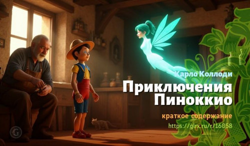 Читать краткий пересказ романа Карло Коллоди «Приключения Пиноккио». Приключения Пиноккио, Пиноккио,.jpg