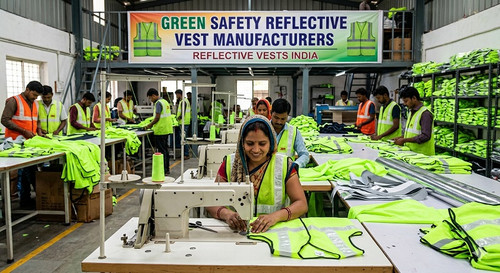 Green Safety Reflective Vest Manufacturers - Reflective Vests India.jpg
