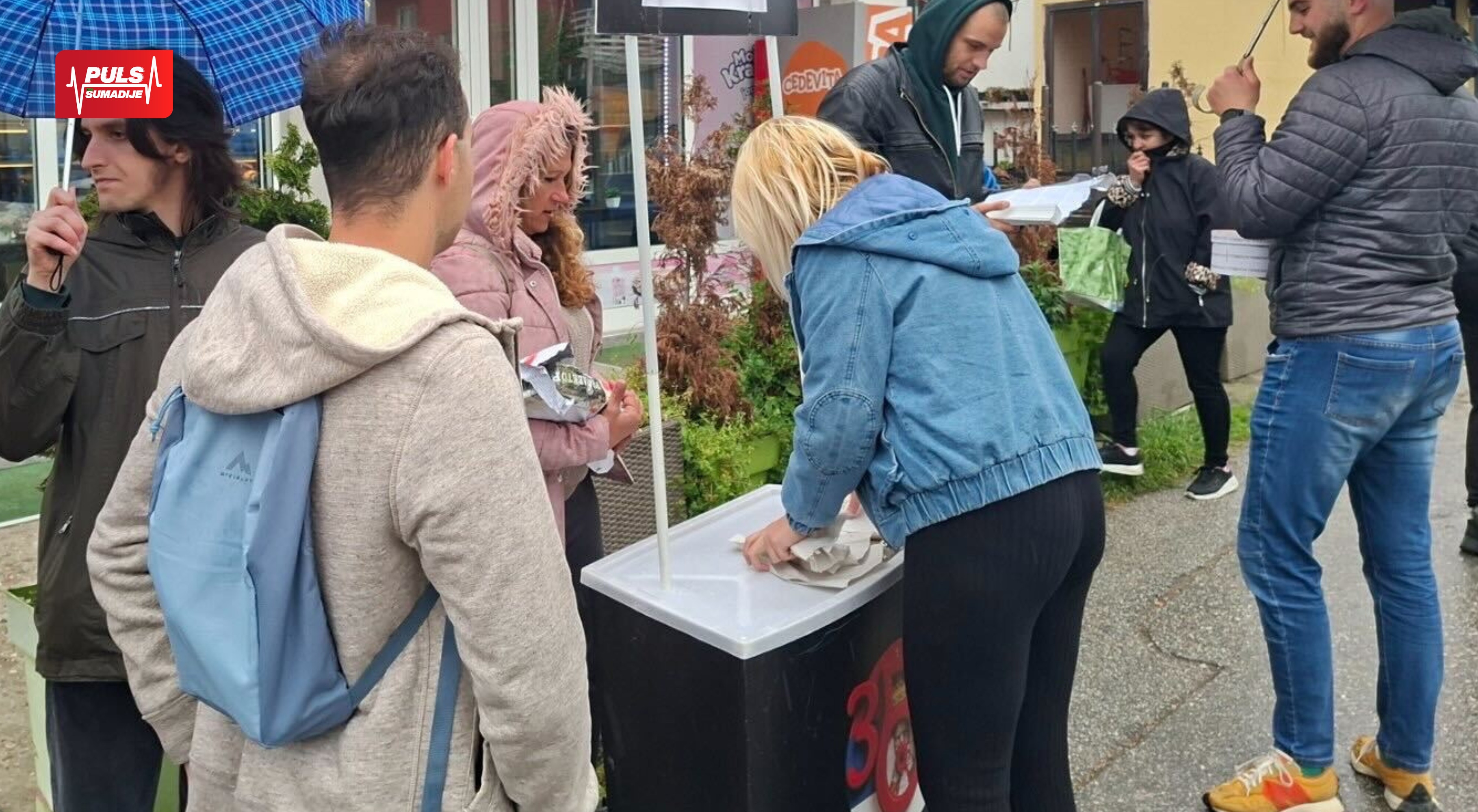 Održana akcija “Studenti pobeđuju” na više lokacija u Kragujevcu