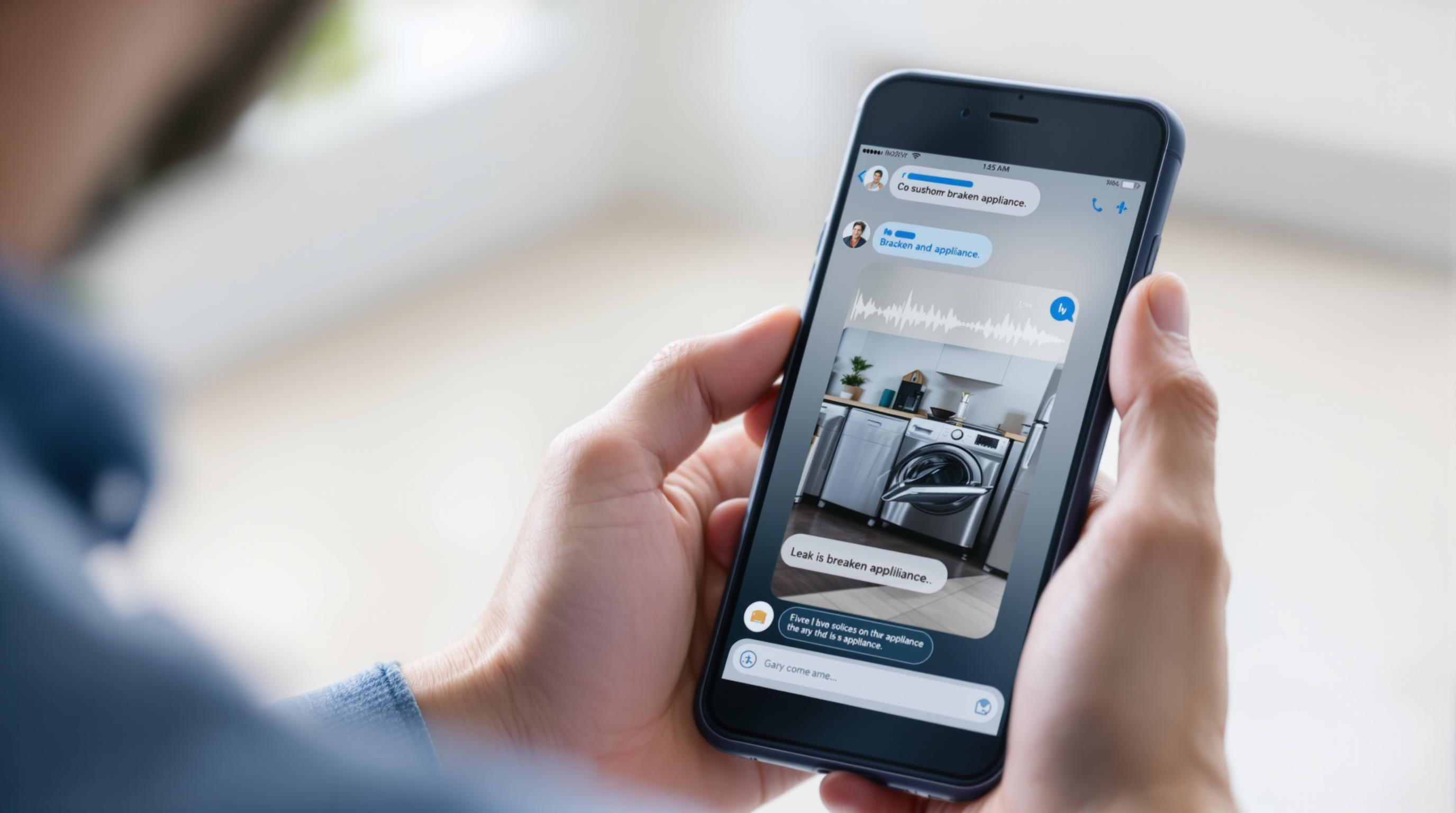 Un client envoie une photo a son agent IA vocal