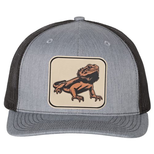 richardson 112 hat bearded dragon heather grey black.png