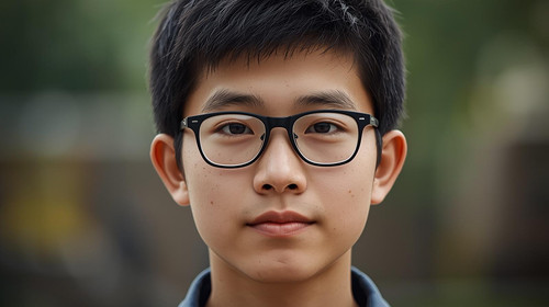 13 year old chinese male with short black hair. Has Glasses.jpg