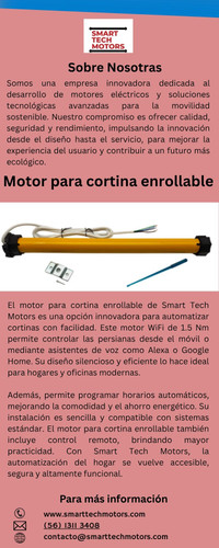 Motor para cortina enrollable inteligente con WiFi y control eficiente para hogares modernos.jpg