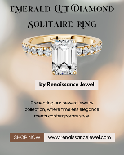 Emerald Cut Diamond Solitaire Ring – Timeless Luxury by Renaissance Jewel.png