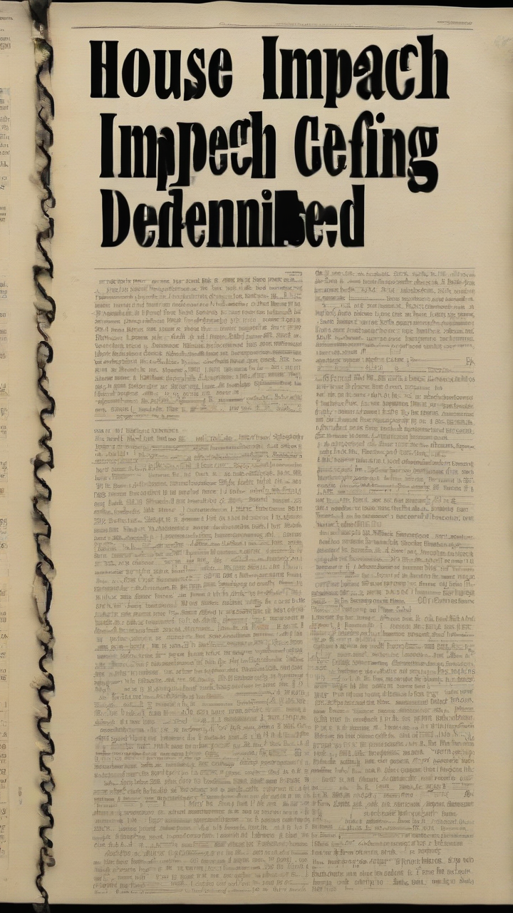 House impeach proceedings defended