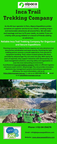 Reliable Inca Trail Trekking Company for Organized and Secure Expeditions.jpg