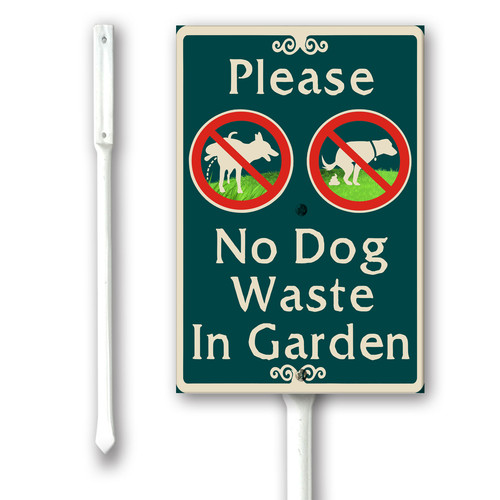 please no dog waste in garden.jpg