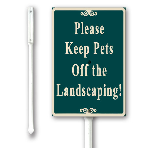 please keep pets off the landscaping.jpg