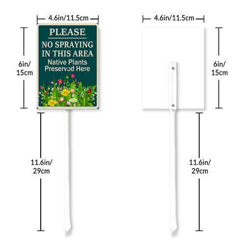 please no spraying in this area Native Plants Preserved Here 6.jpg