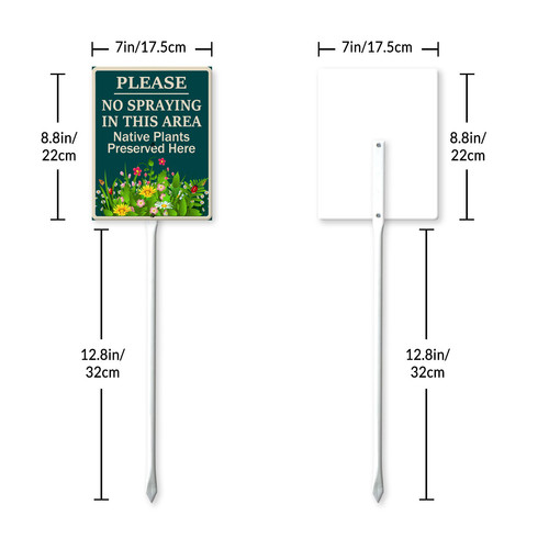 please no spraying in this area Native Plants Preserved Here 7.jpg