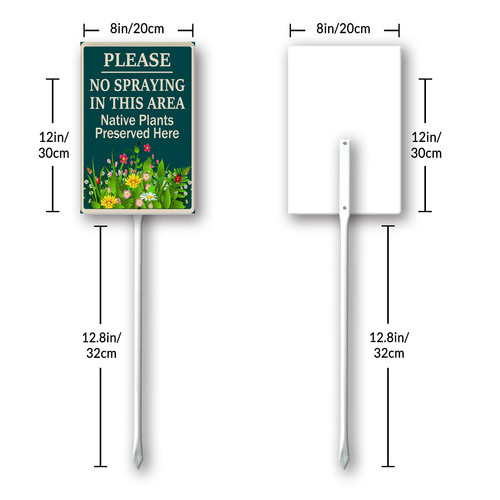 please no spraying in this area Native Plants Preserved Here 8.jpg