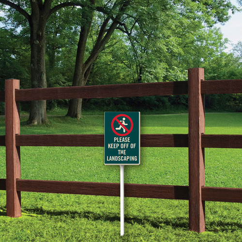 please keep off of the landscaping 3.jpg