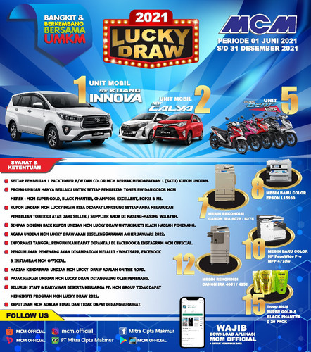 MCM Lucky Draw 2021