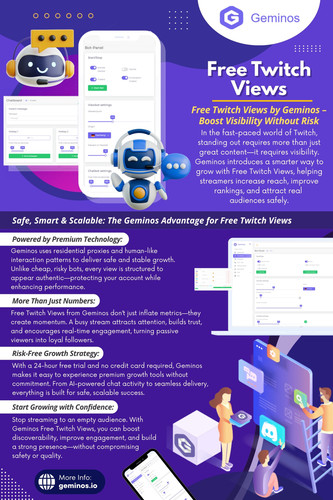 The stream goes live, the setup looks fine, the game is running smoothly… and then the viewer count just sits there. Maybe one, maybe zero. Minutes pass, sometimes hours, and nothing really changes. That’s usually when the idea of trying free twitch views starts to sound appealing.

Read Our Blogs:
https://v.gd/TCqaJl
https://is.gd/XorrrC
https://tinyurl.com/22rduyhp

More Links:
https://is.gd/mxUAas
https://tinyurl.com/2apbcxcd
https://v.gd/KjgxGI