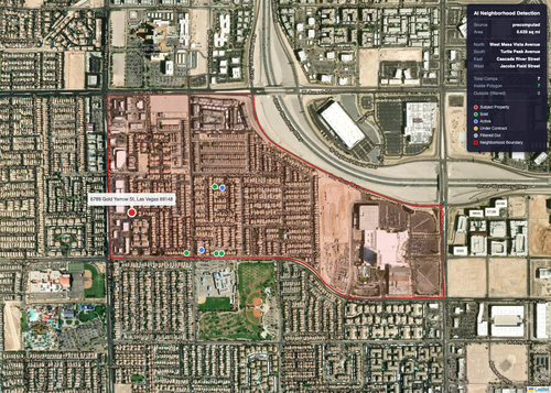 6789 Gold Yarrow St Las Vegas neighborhood map.png