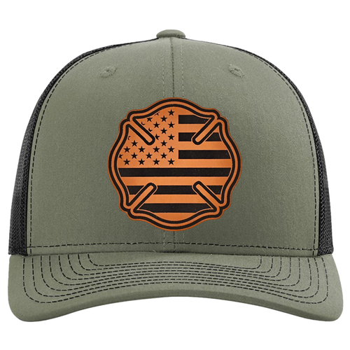 richardson 112 hat Maltese Cross loden black.png