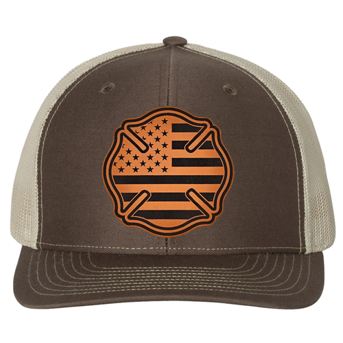 richardson 112 hat Maltese Cross brown khaki.png