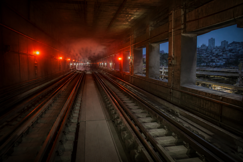 014 fire at underground t2 metro station mumbai briefl.png