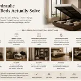 hydraulic storage bed space saving solutions