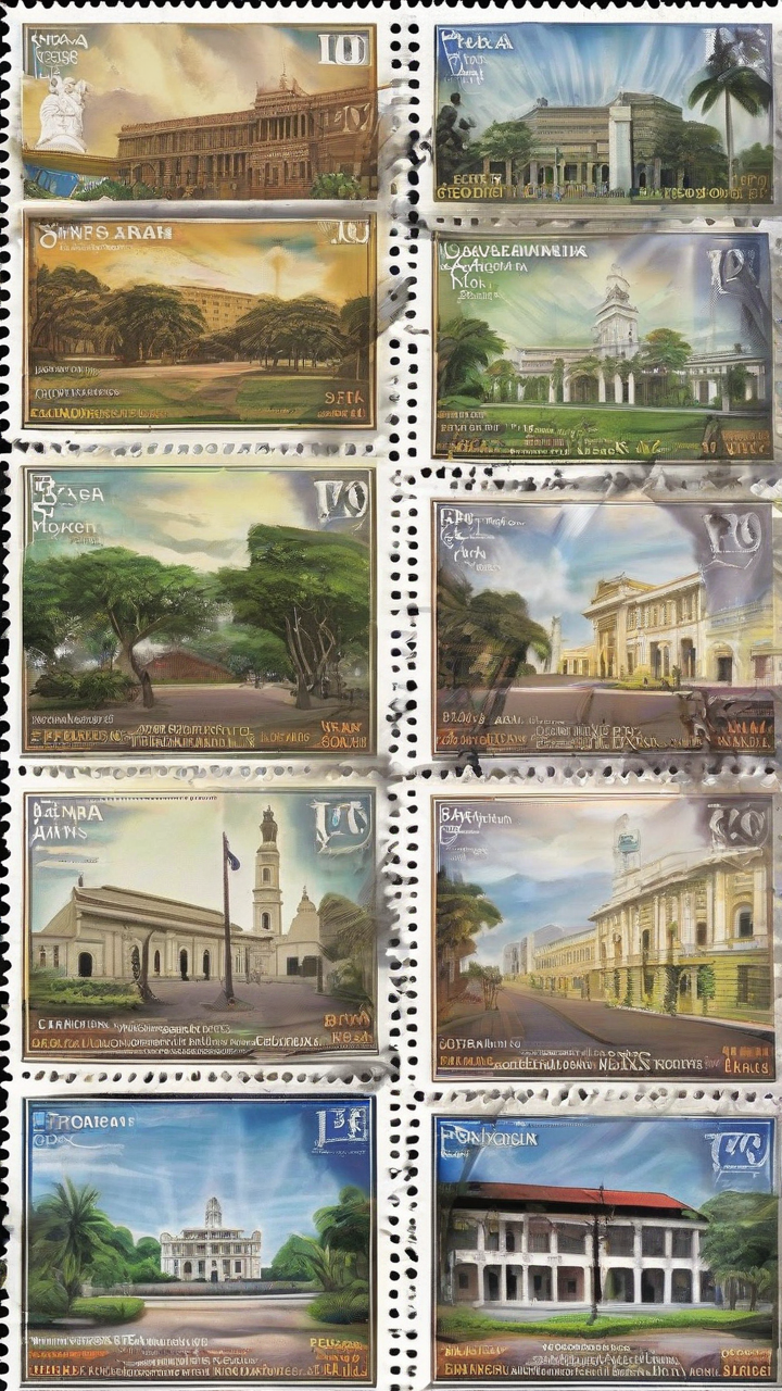 Historic Philippine plazas honored in special stamps