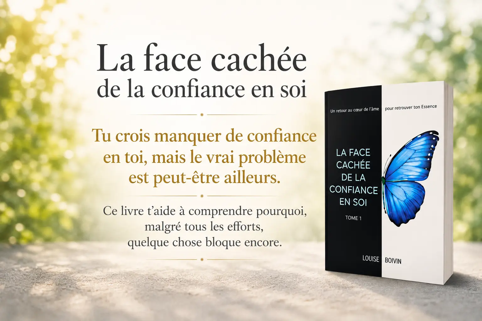 Livre - La face cachée de la confiance en soi